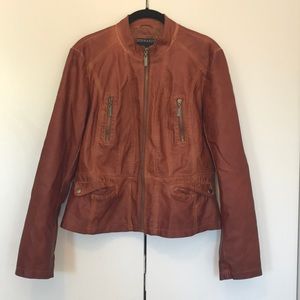 Faux Leather Jacket by Bernardo
